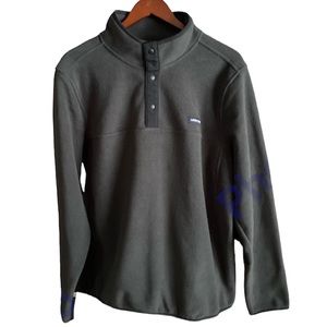 Lands’ End Fleece Snapneck Pullover